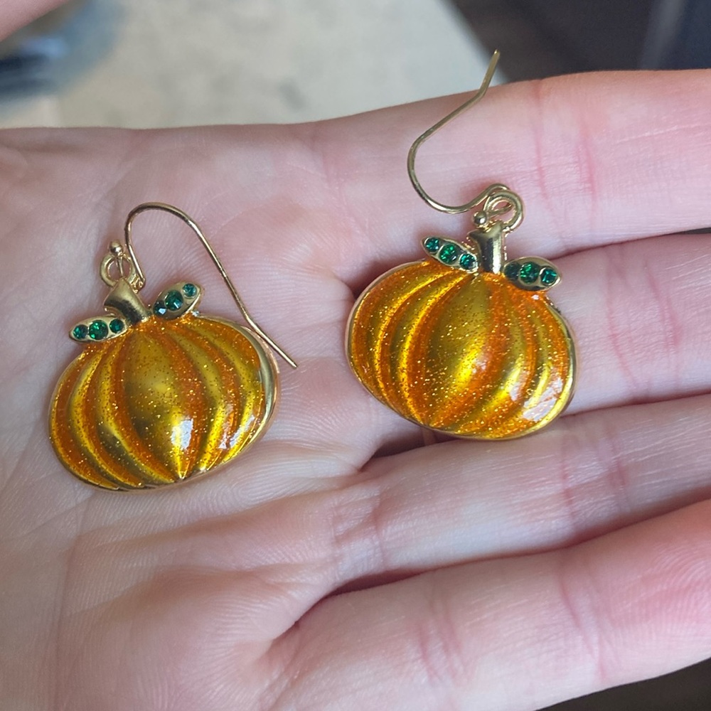 Pumpkin earrings